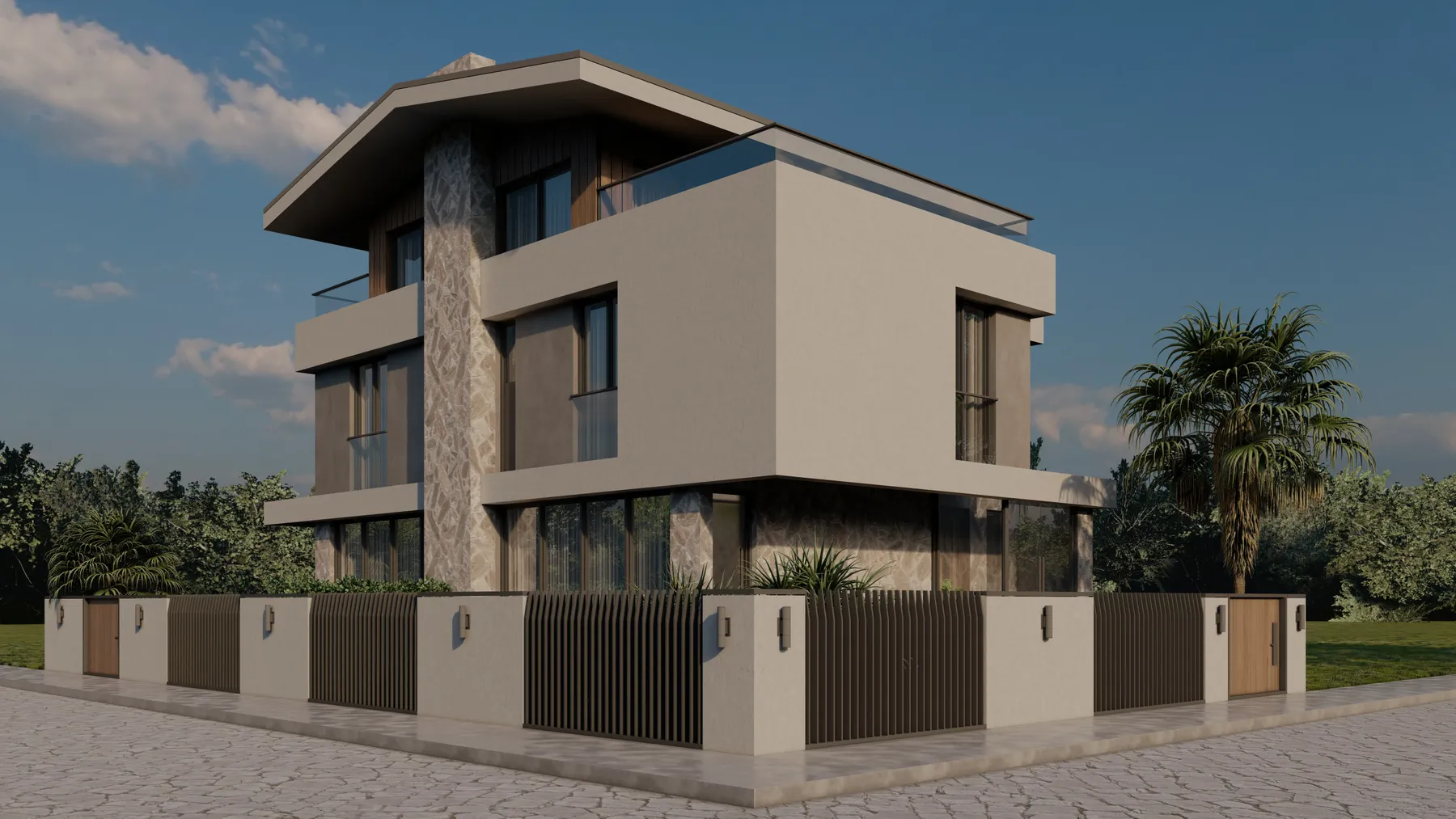 Görkem Gökşin Evi Çamlıçay Cephe Tasarım — görsel 3