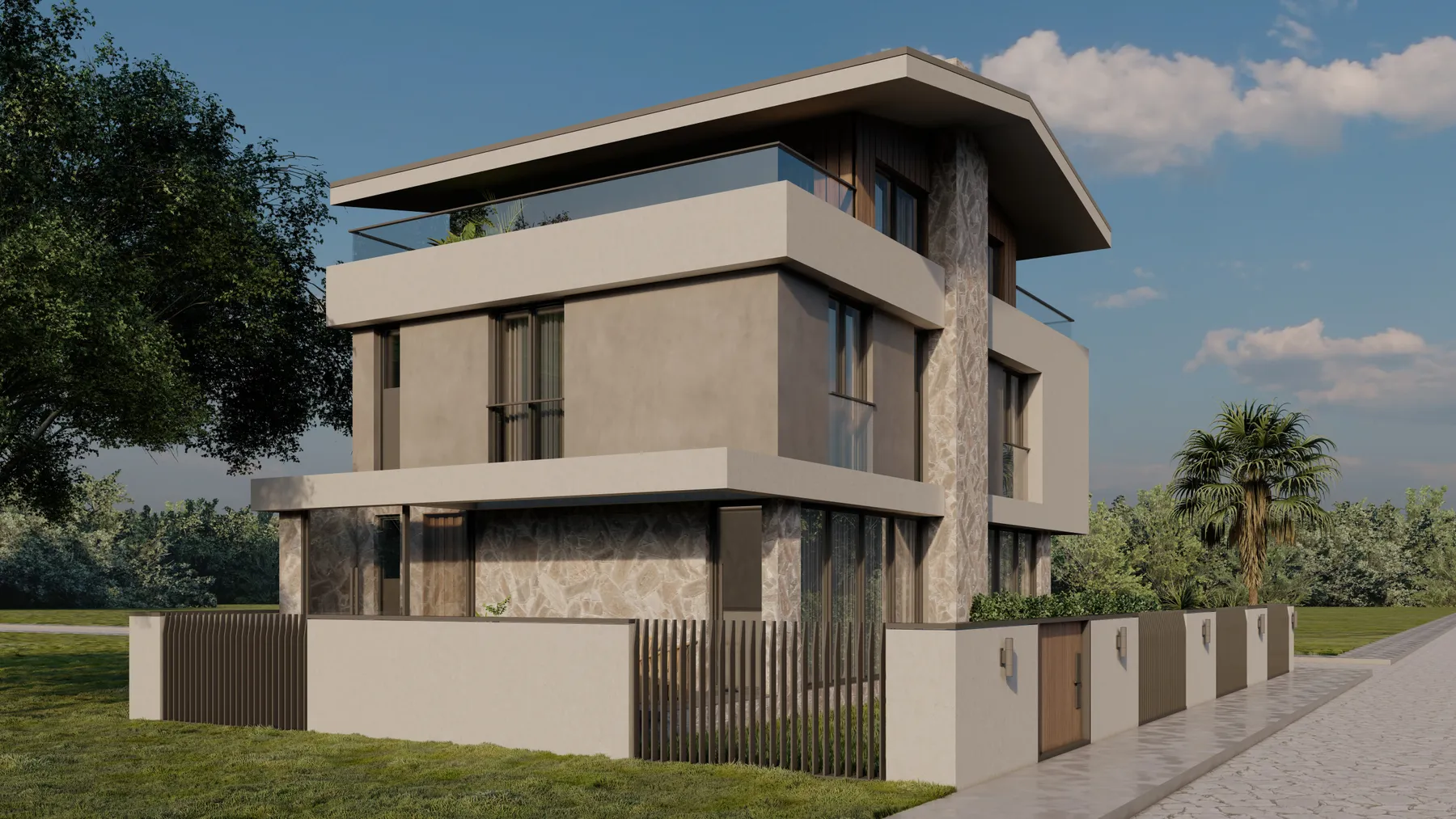 Görkem Gökşin Evi Çamlıçay Cephe Tasarım — görsel 4