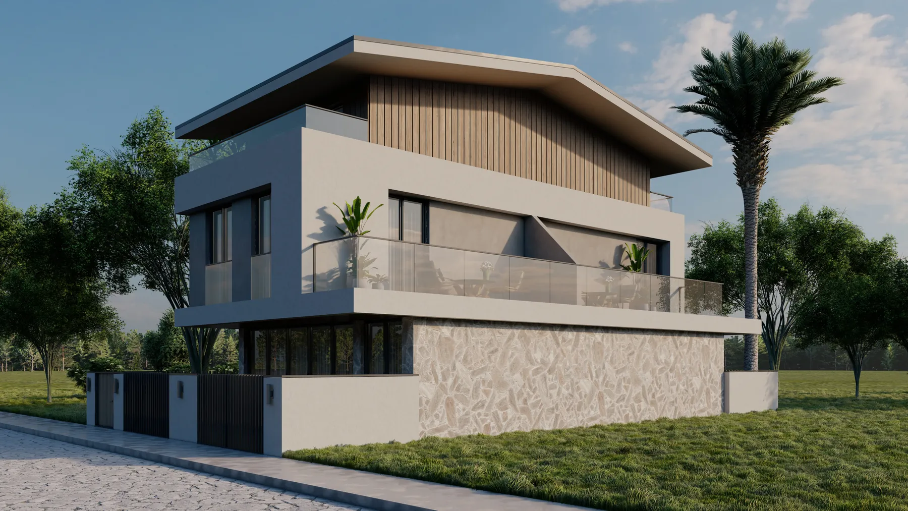 Görkem Gökşin Evi Güzelbahçe Cephe Tasarım — görsel 2