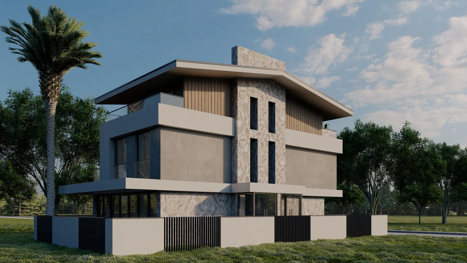 Görkem Gökşin Evi Güzelbahçe Cephe Tasarım — görsel 3